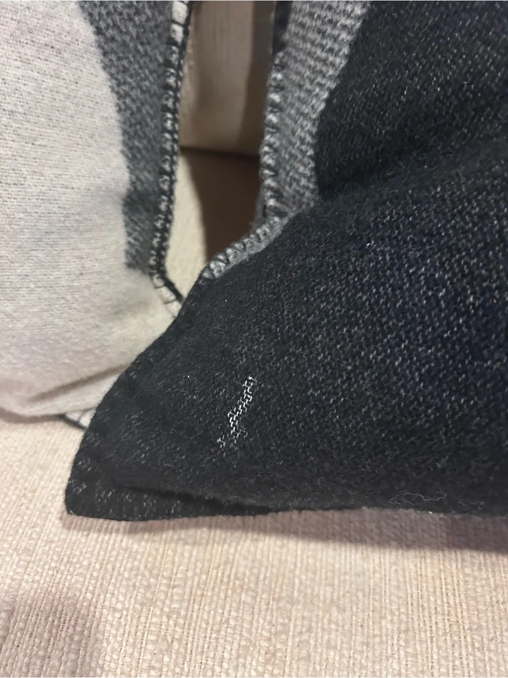 Authentic Chanel Cashmere Pillow Covers
